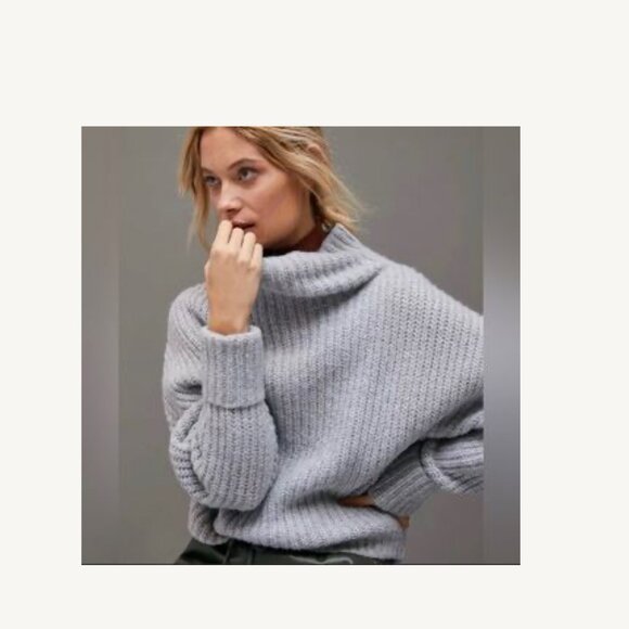 Maeve Chunky Oversized Medium Alpaca Wool Blend Sweater - Picture 2 of 10